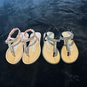 Toddler girls bling sandals